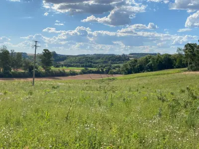 LOTE 007 - Terras 35.000m² – Lote 20, Matrículas 5577 e 7144, Linha Ceroula, solo vermelho argiloso, coxilha. Avaliação R$ 325.000,00.