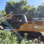ESCAVADEIRA MODELO CX220B ANO 2013, HORA DE TRABALHO 5.876